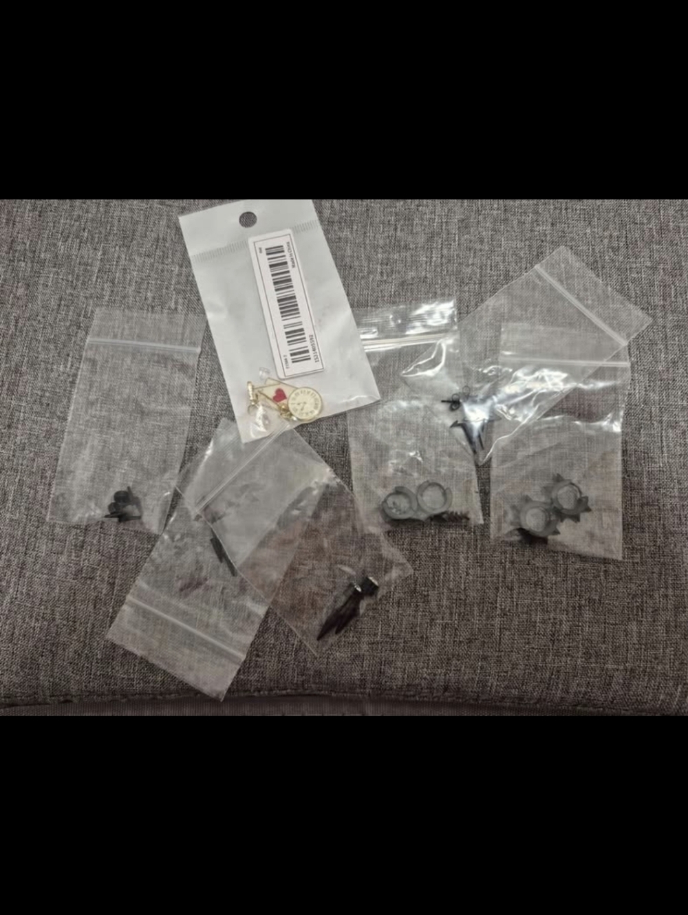7 pairs new earstuds - alternative/punk/goth